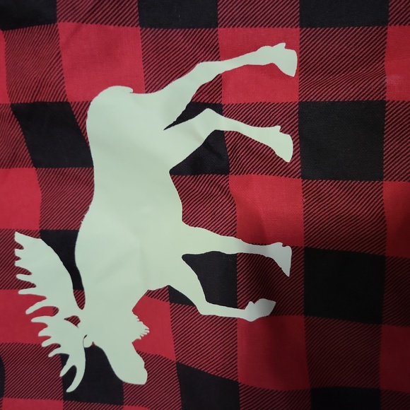 Little Blue House Tote Bag Moose 18x15 - Picture 2 of 4